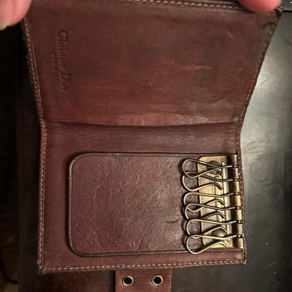 Vintage Dior Black and Brown woman key Wallet - Picture 7 of 8